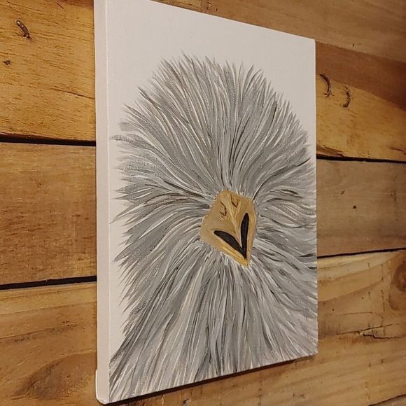 Silkie chicken painting  Help support my chicken farm 🚜 - Picture 4 of 7